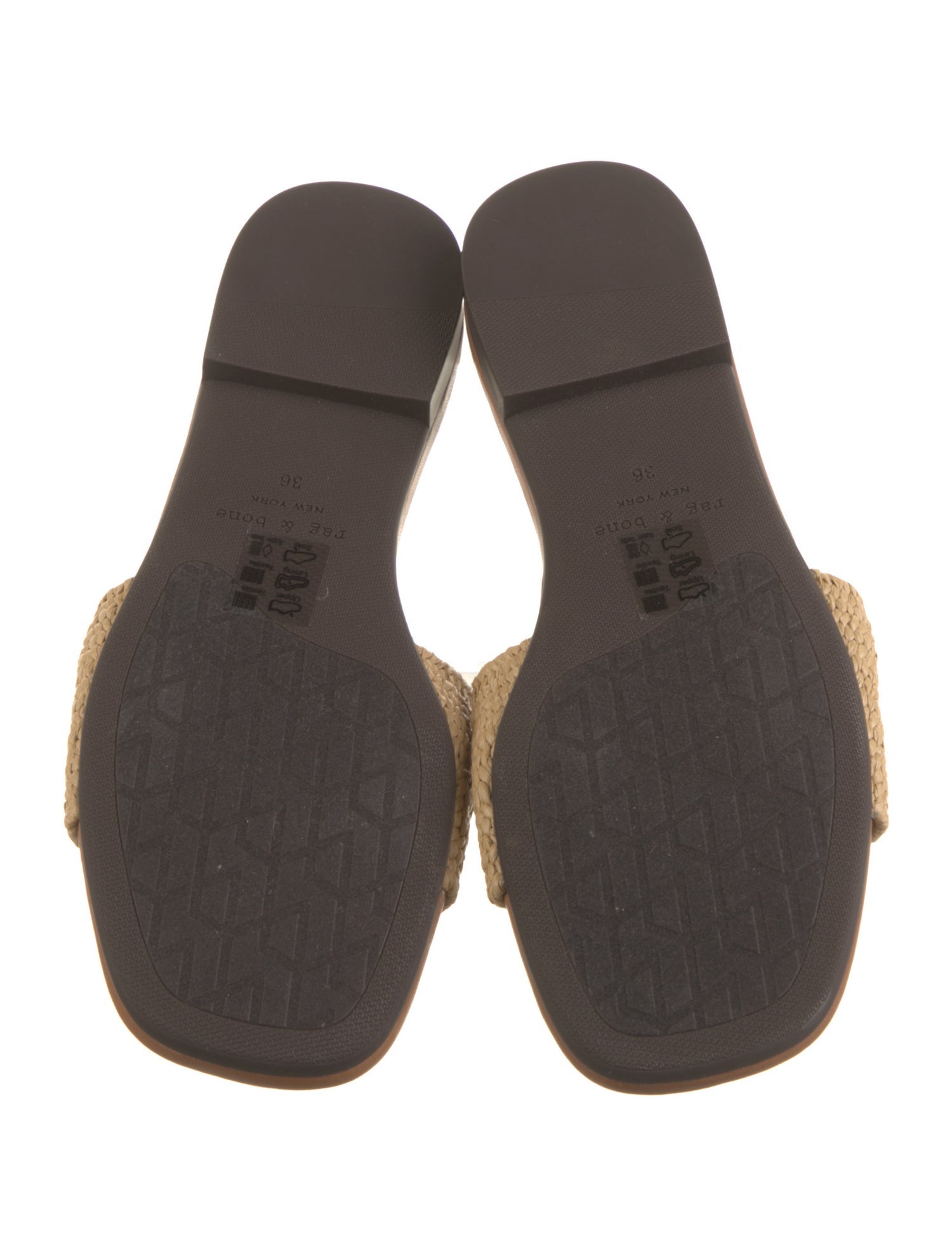 Rag & Bone Raffia Slides
